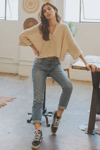 Fall Lightweight Cropped Sweater