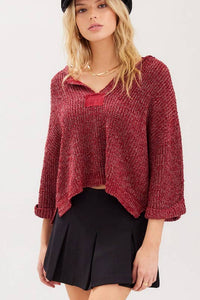 Fall Lightweight Cropped Sweater