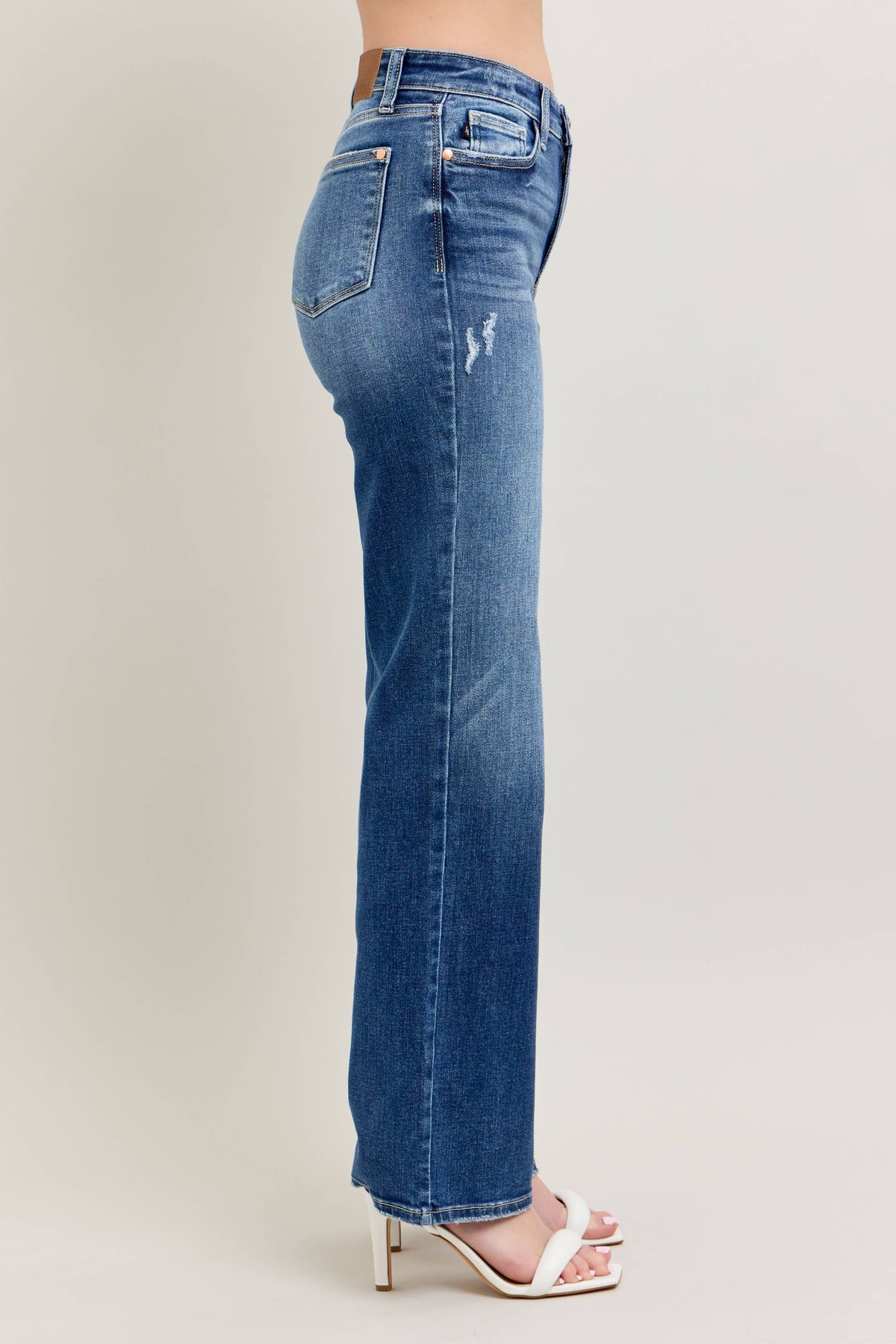 High Waisted 90's Straight Leg