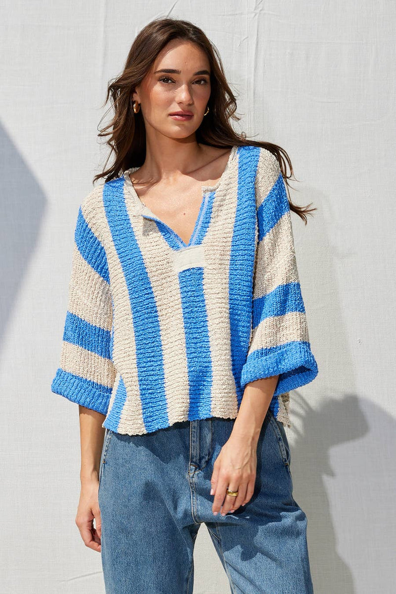 Vertical Stripe Sweater