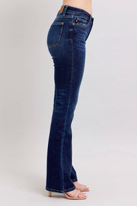 High Waisted Dark Wash Bootcut