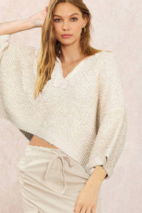 Fall Lightweight Cropped Sweater