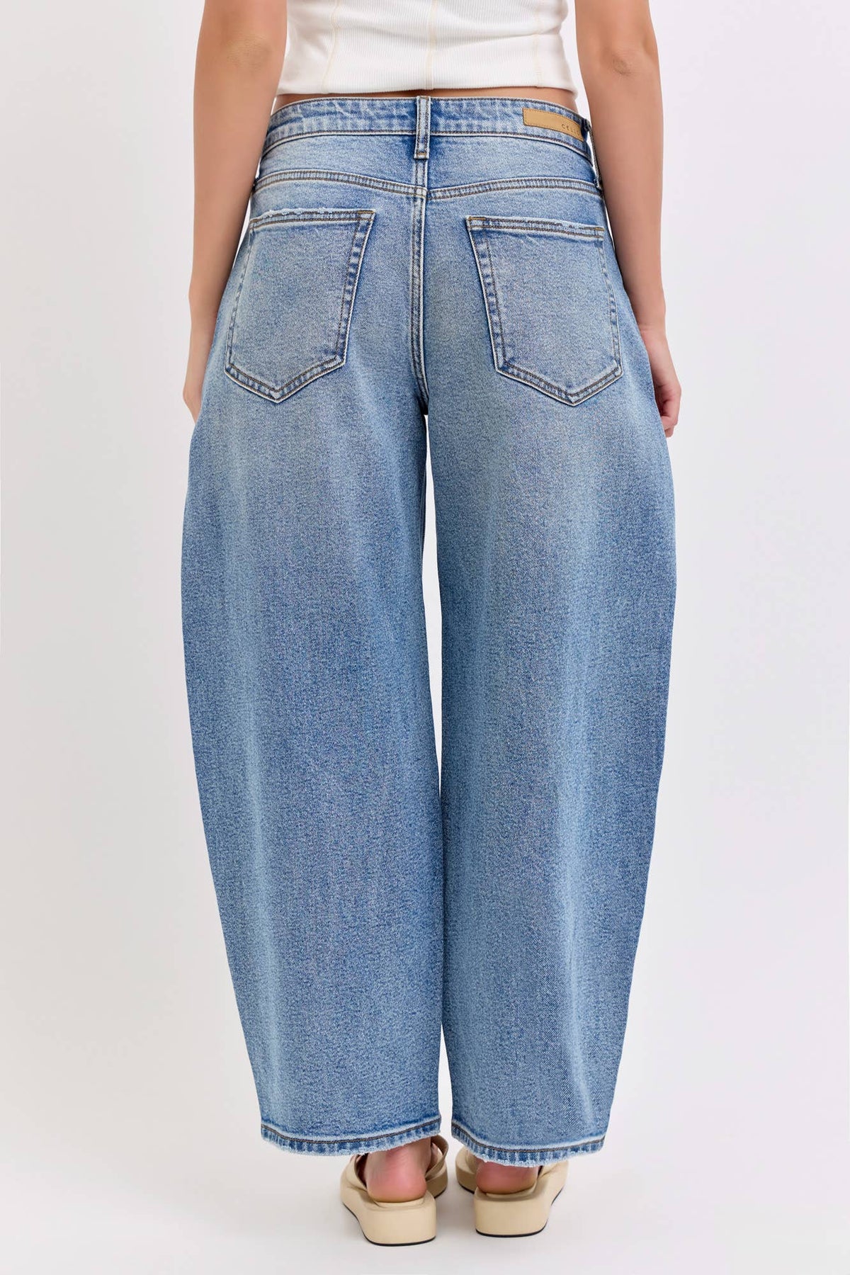 Barrel Jeans Medium Denim