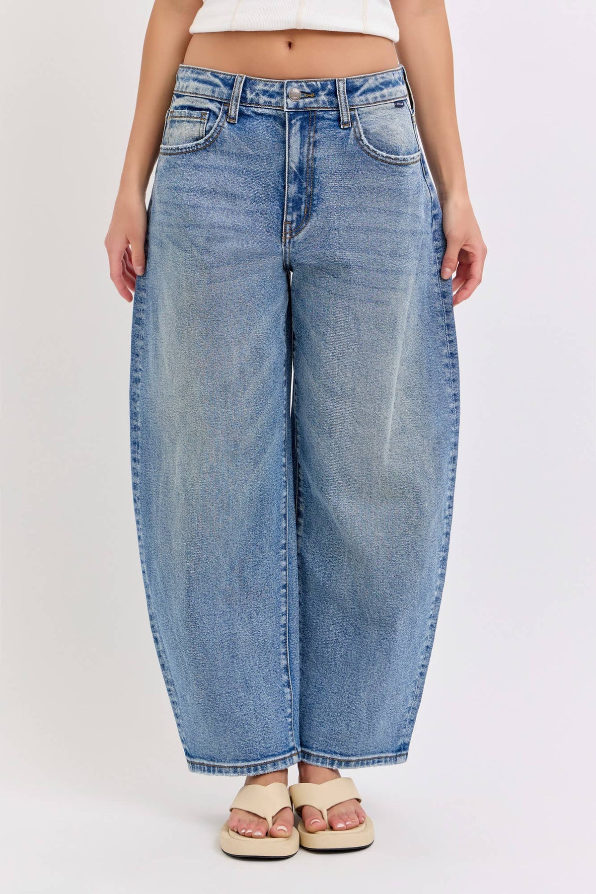 Barrel Jeans Medium Denim