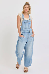 Mid Waisted Barrel Overall