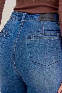HW Column Straight Button-Fly & Back Welt Pkts