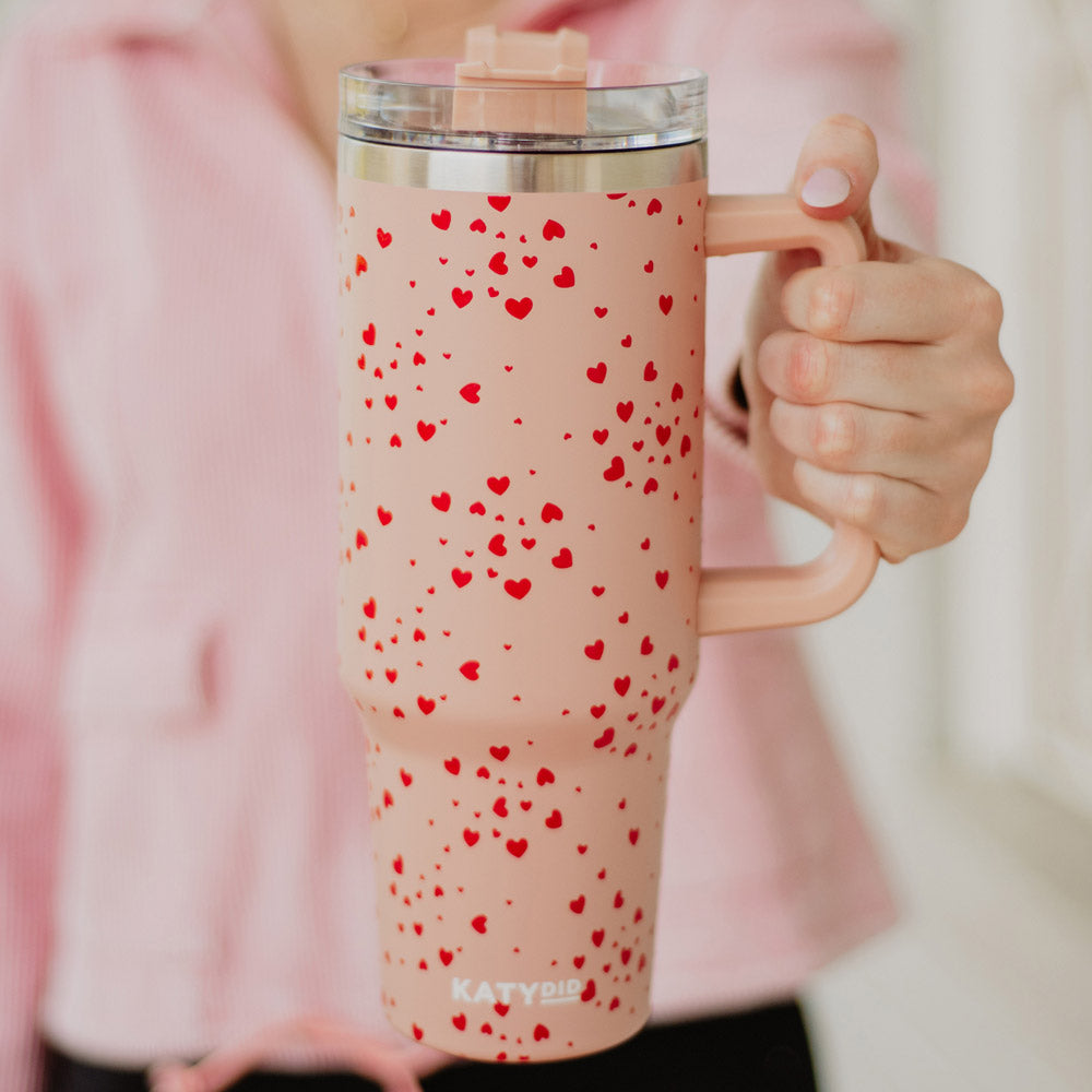 Miniature Hearts 40oz Tumbler