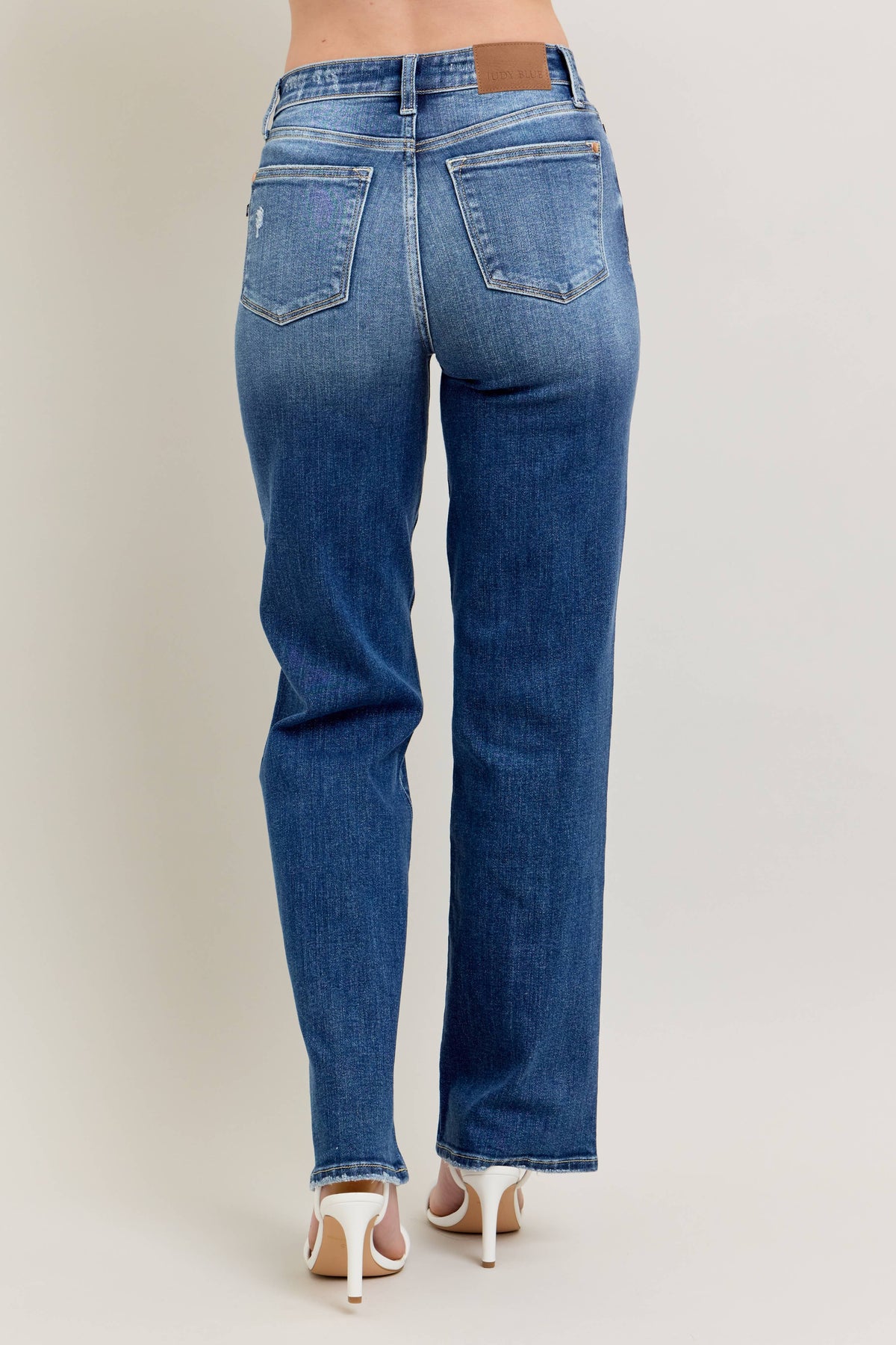 High Waisted 90's Straight Leg