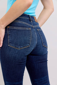 High Waisted Dark Wash Bootcut