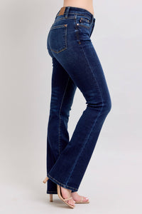 High Waisted Dark Wash Bootcut