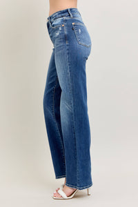 High Waisted 90's Straight Leg