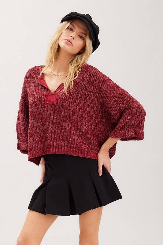 Fall Lightweight Cropped Sweater