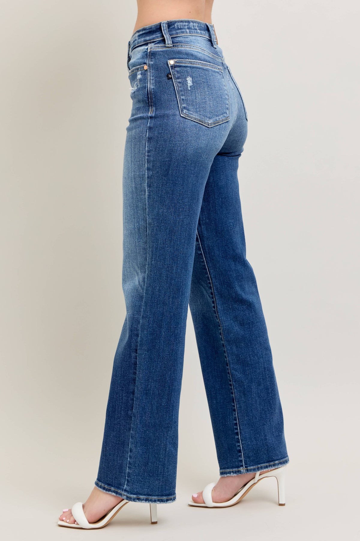 High Waisted 90's Straight Leg