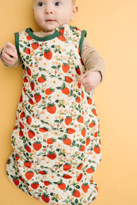 Vintage Strawberry Bamboo Sleep Bag