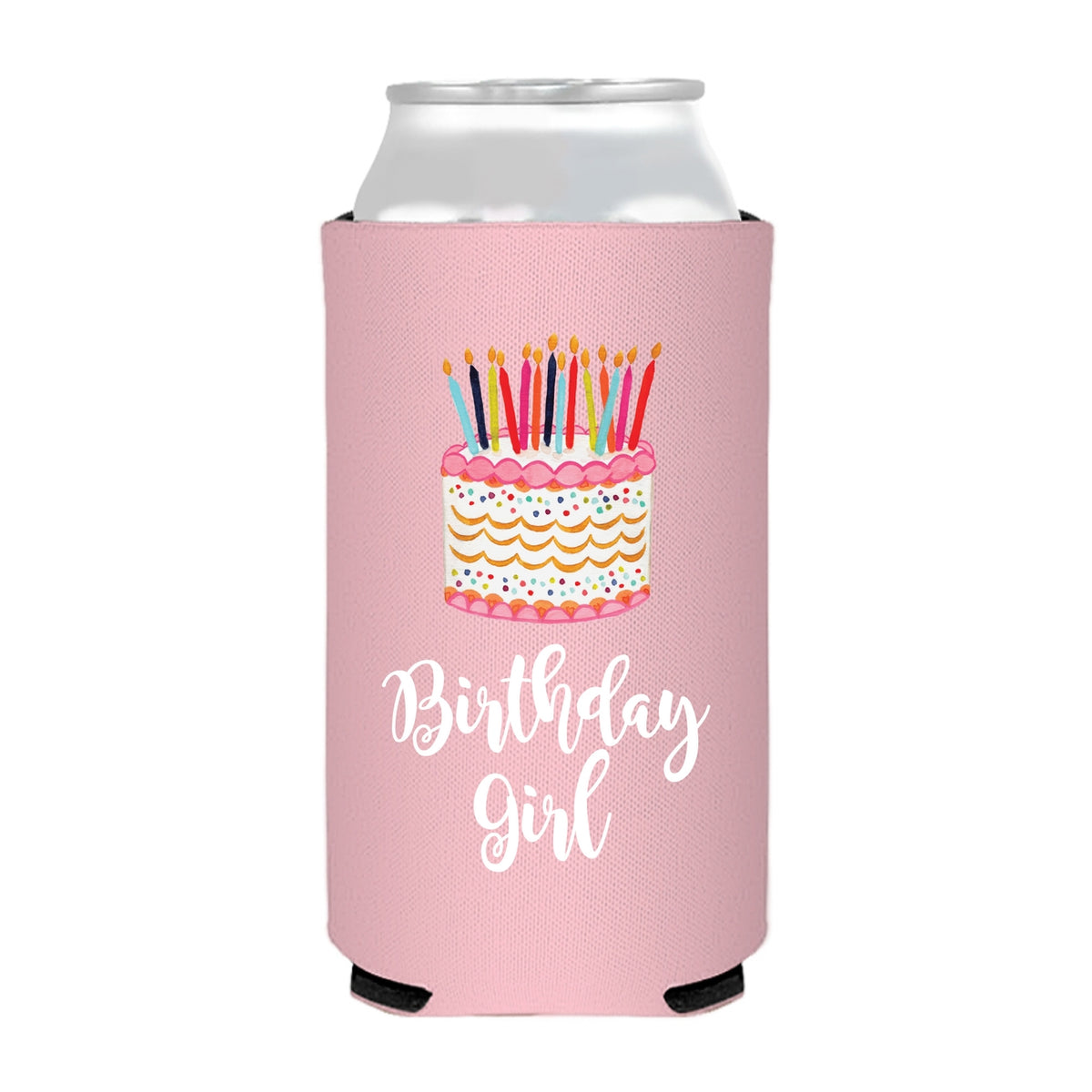 Birthday Girl Slim Can Coozie