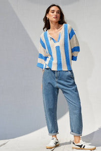 Vertical Stripe Sweater