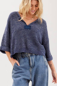 Fall Lightweight Cropped Sweater