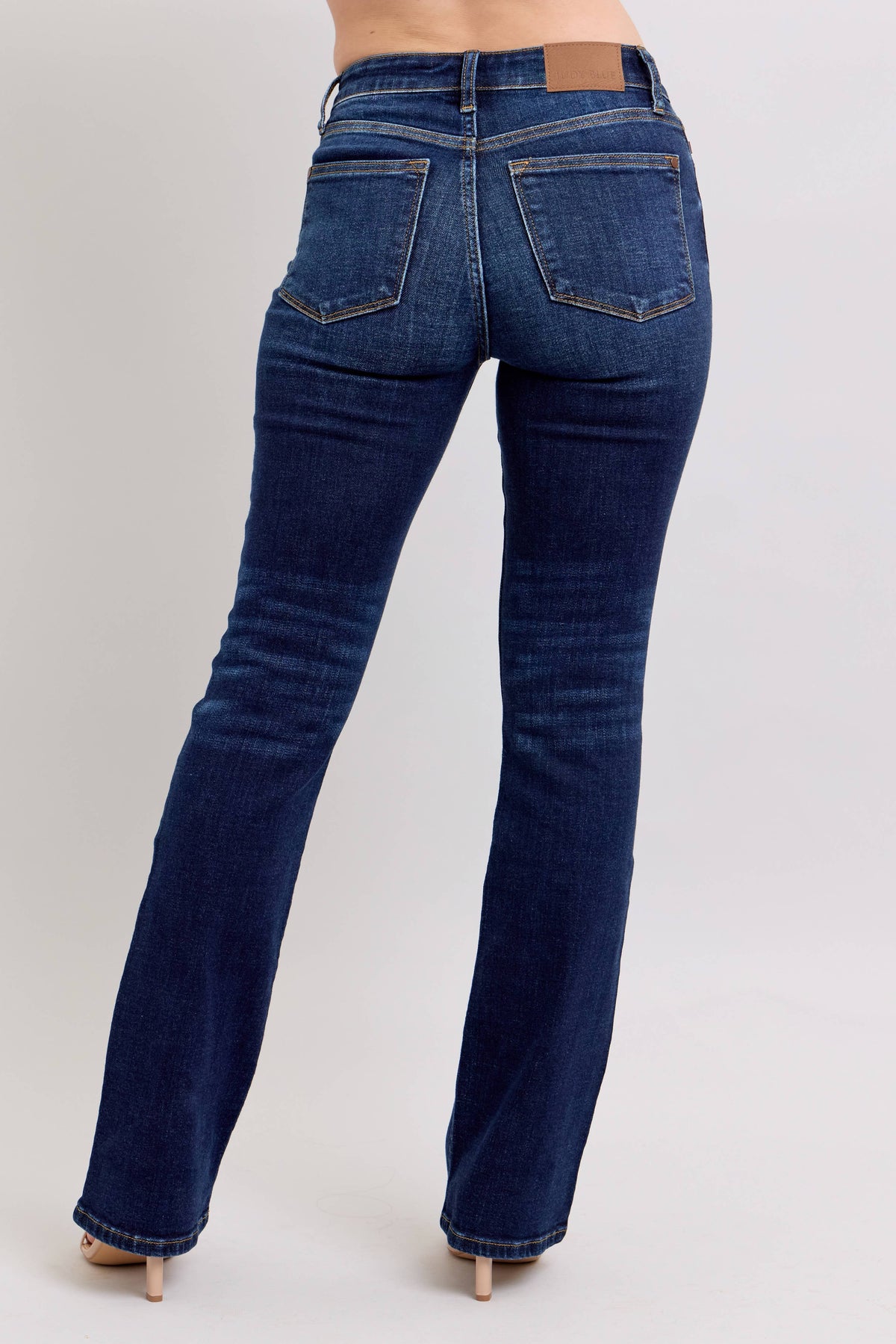 High Waisted Dark Wash Bootcut