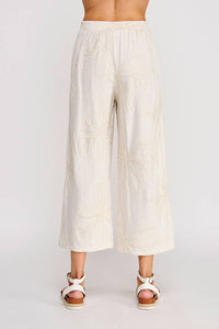 Floral Embroidered Soft Pant