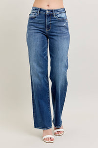 High Waisted 90's Straight Leg