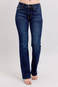 High Waisted Dark Wash Bootcut