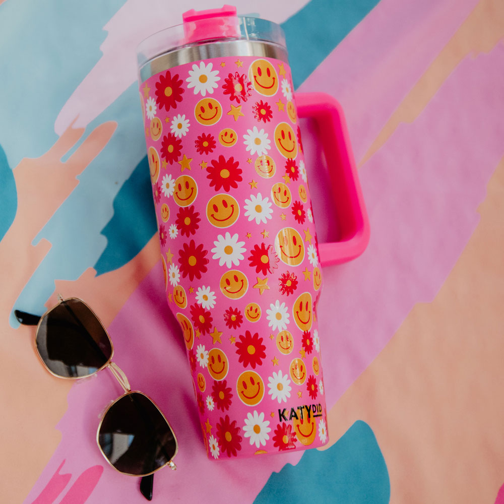 Friendly Florals 40oz Tumbler