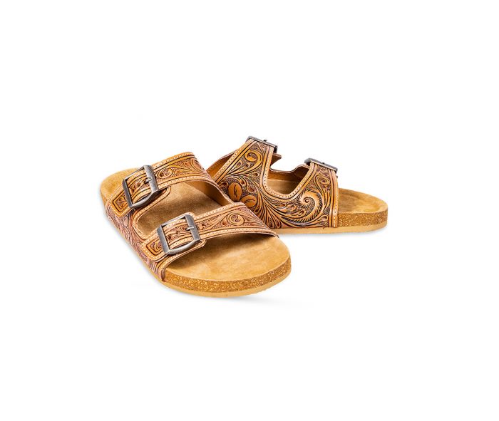 Hand Tooled Sandals